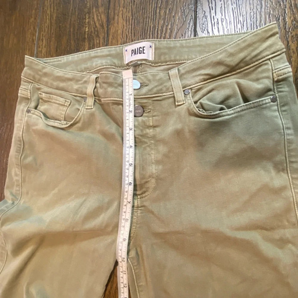 Paige Hoxton Ankle Olive Green Size 31 - Picture 7 of 7